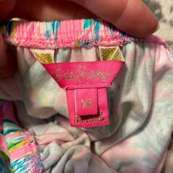 Lilly Pulitzer Lana Skort Romper in Unicorn Of The Sea - Picture 8 of 10